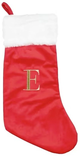 Letter E Stocking