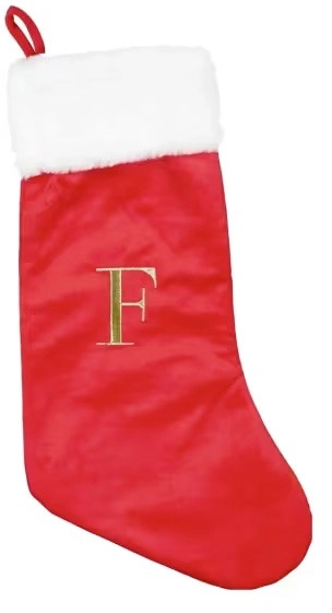 Letter F Stocking