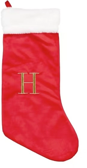 Letter H Stocking