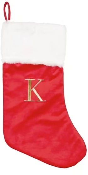 Letter K Stocking