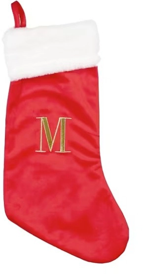 Letter M Stocking