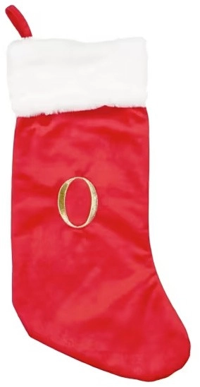 Letter O Stocking