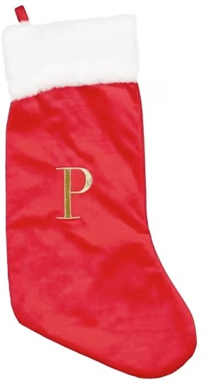 Letter P Stocking