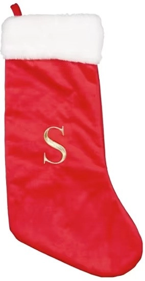 Letter S Stocking