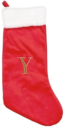 Letter Y Stocking