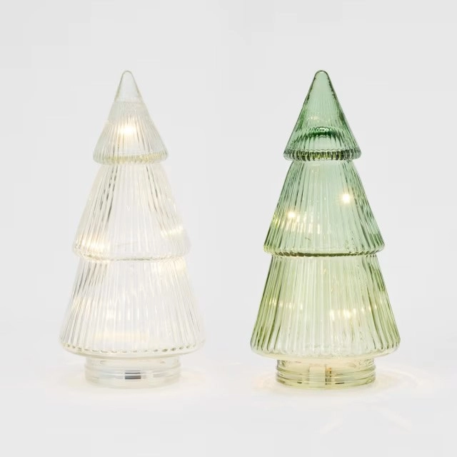 Light Up Glass Tree - Assorted