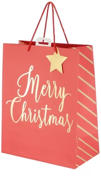 Merry Christmas Gift Bag - Large