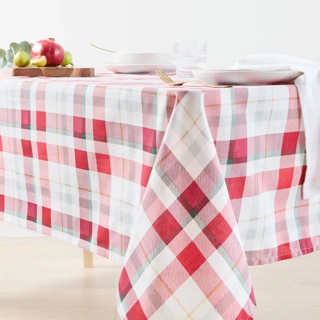 Plaid Tablecloth