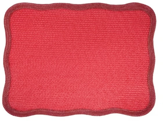 Red Wavy Placemat