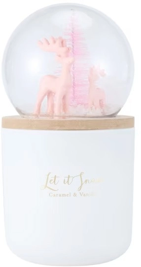 Reindeer Globe Candle