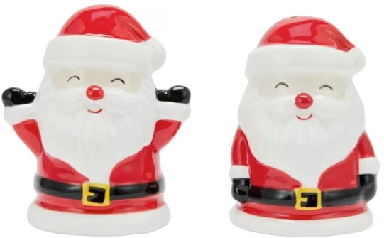 Santa Salt and Pepper Shakers