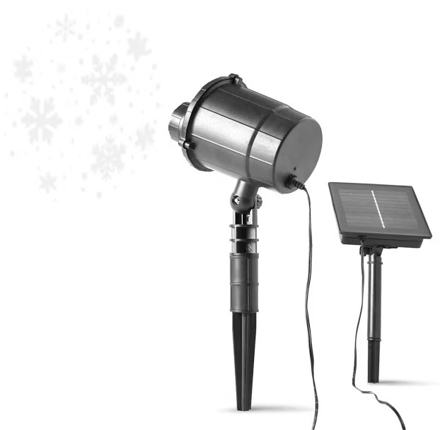 Solar Powered LED Christmas Projector Light