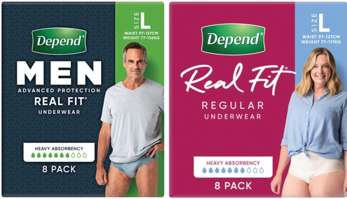 25% off Depend Selected Products