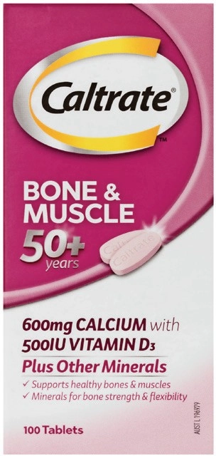 Caltrate Bone & Muscle 50+ Years 100 Tablets