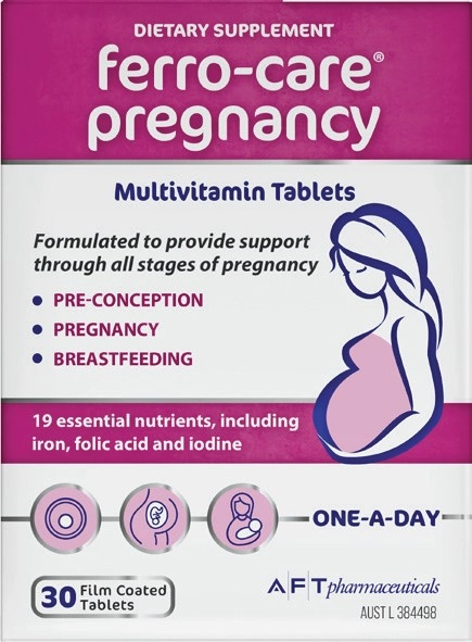 Ferro-care Pregnancy Multivitamin 30 Tablets