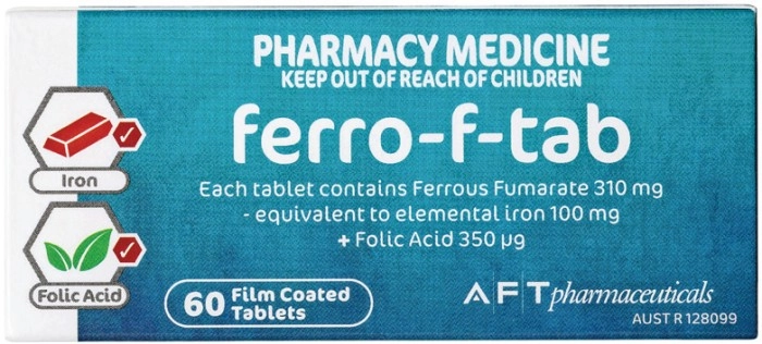 Ferro-f-tab 60 Tablets