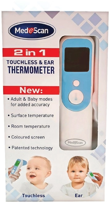 Medescan 2 in 1 Touchless & Ear Thermometer