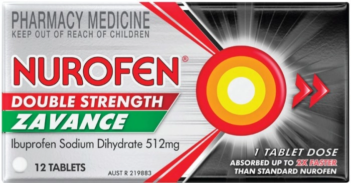 Nurofen Zavance Double Strength 12 Tablets