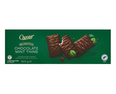 Choceur Delightful Chocolate Mint Thins 300g