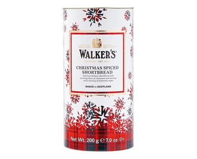 Walker’s Christmas Spiced Shortbread Canister 200g