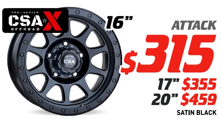 16" Wheel - CSA-X Attack