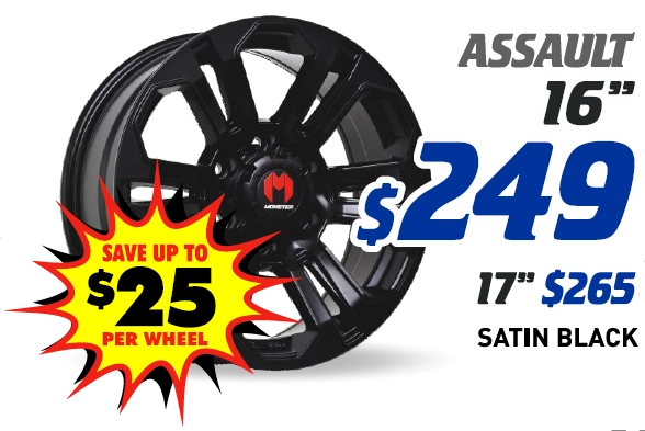 16" Wheel - Monster Assault