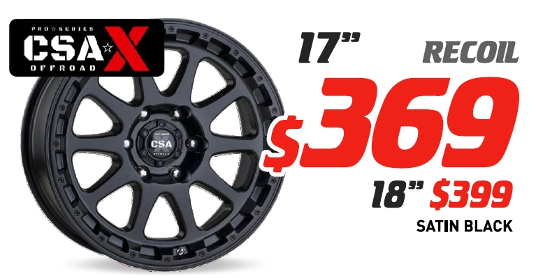 18" Wheel - CSA-X Recoil