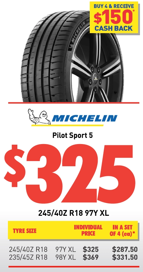 Tyre - Michelin Pilot Sport 5