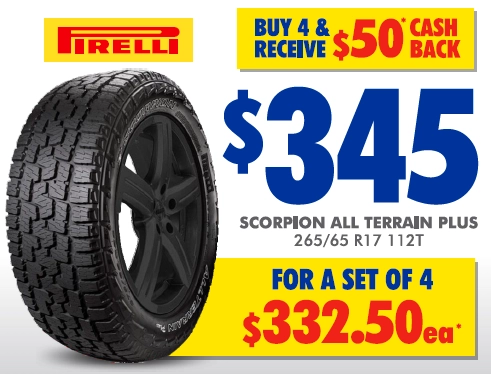 Tyre - Pirelli Scorpion All Terrain Plus