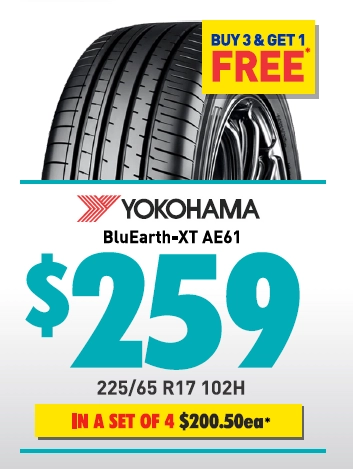 Tyre - Yokohama Bluearth-XT AE61