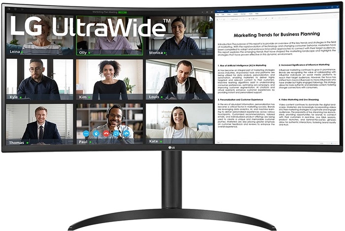 LG 34" WQHD Ultrawide Curved Monitor