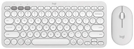 Logitech Pebble 2 Wireless Keyboard and Mouse Combo - White