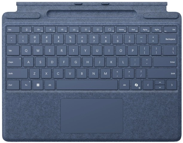 Microsoft Surface Pro Sapphire Keyboard with Pen Storage