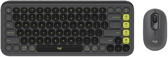 NEW Logitech Pop Icon Keyboard and Mouse Combo - Graphite*