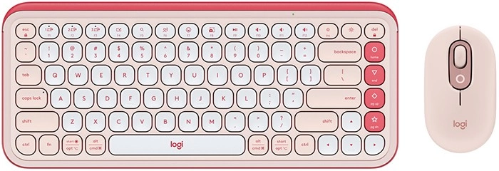 NEW Logitech Pop Icon Keyboard and Mouse Combo - Rose*