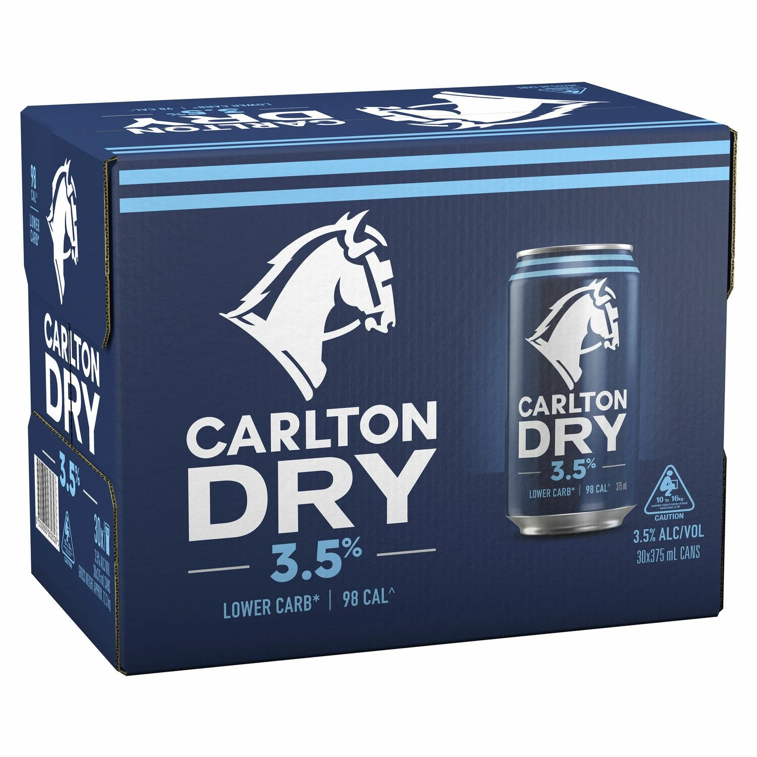 Carlton Dry 3.5% Block Cans 375mL