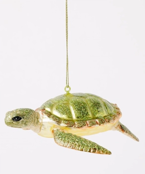 Australian House & Garden Eucalyptus Glass Turtle Ornament