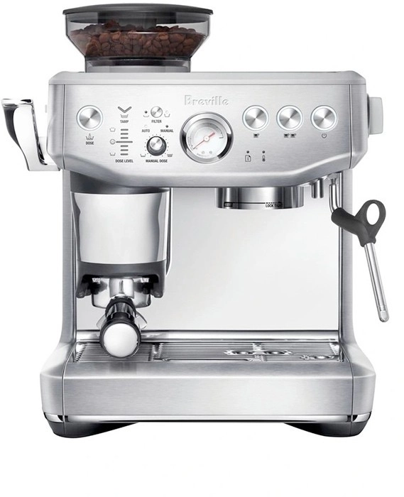 Breville the Barista Express Impress Coffee Machine in Brushed Stainless Steel