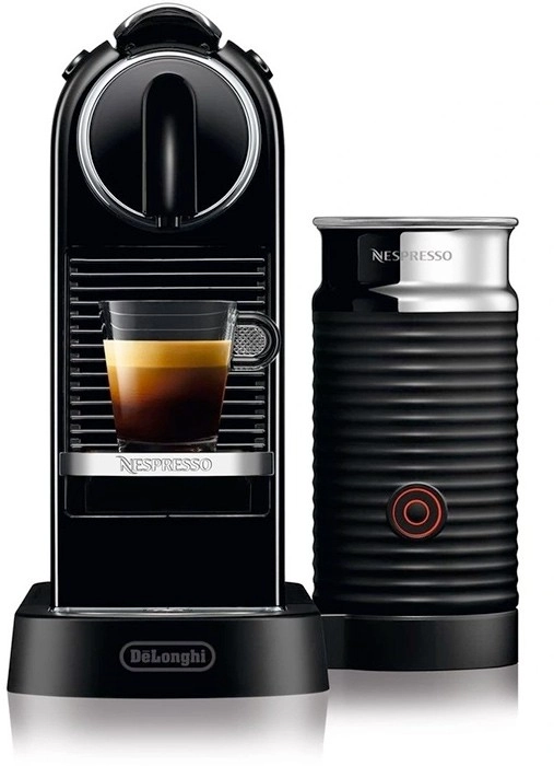 Nespresso by De’Longhi Citiz & Milk Capsule Coffee Machine in Black