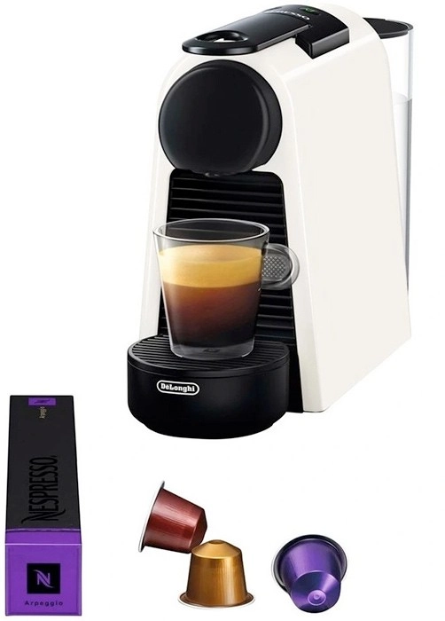 Nespresso by De’Longhi Essenza Mini Capsule Coffee Machine in White