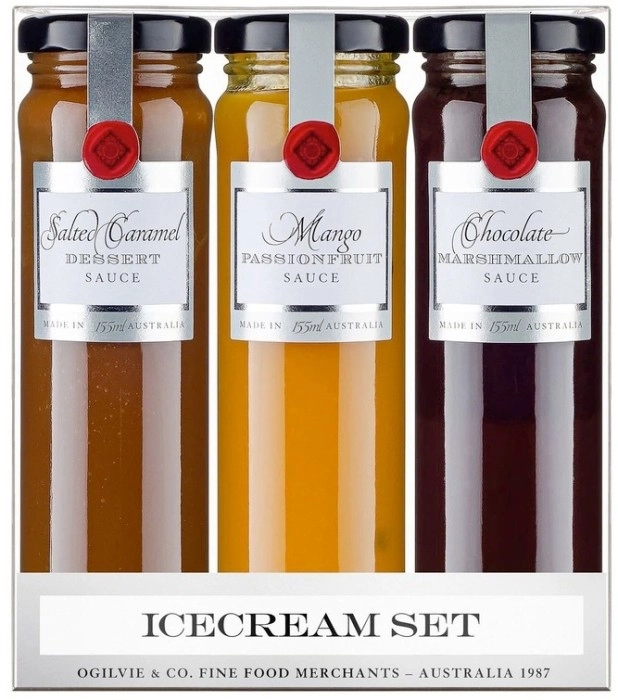 Ogilvie & Co Icecream Set Tall Trio Pack 465ml