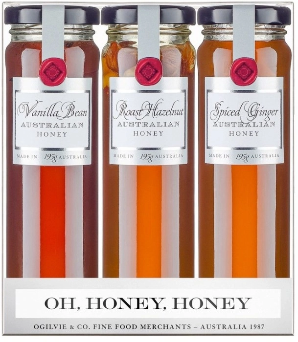 Ogilvie & Co Oh Honey Honey Tall Trio Pack 576g