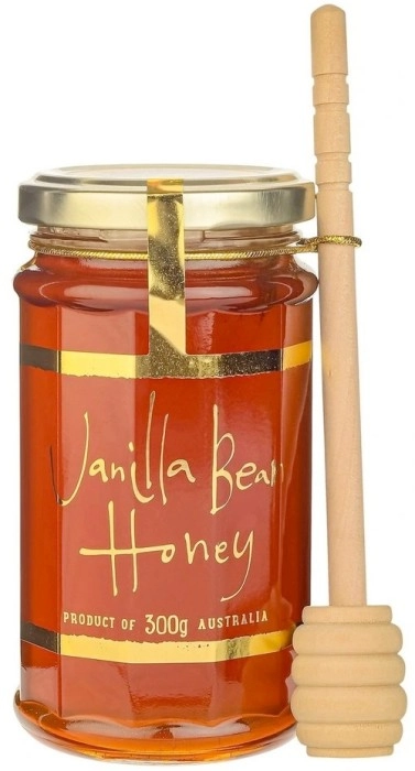 Ogilvie & Co Vanilla Bean Honey With Wooden Dipper