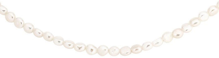 9ct Gold 42cm Keshi Cultured Freshwater Pearl Necklace