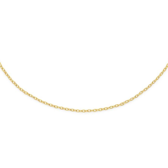 9ct Gold 45cm Solid Twisted Cable Chain