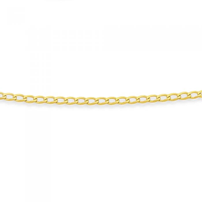 9ct Gold 50cm Solid Curb Chain