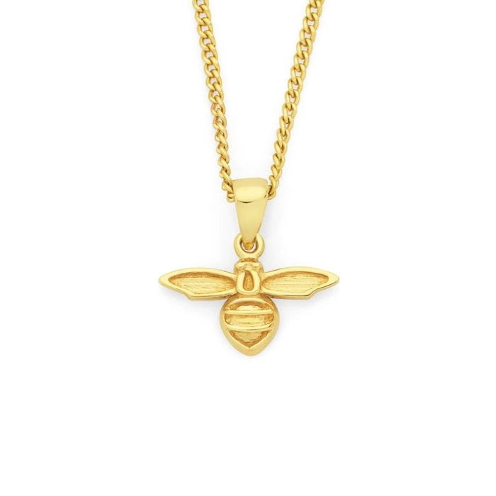 9ct Gold Bumble Bee Pendant