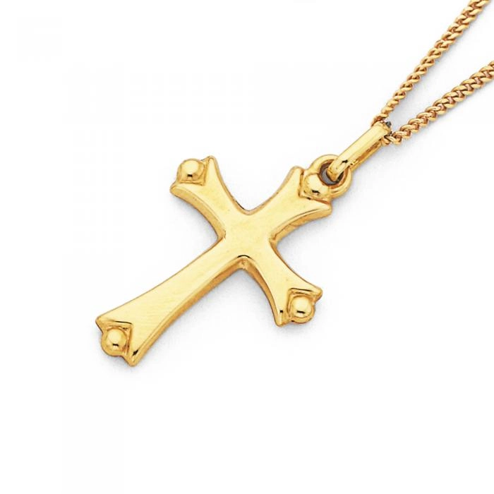 9ct Gold Celtic Cross Pendant