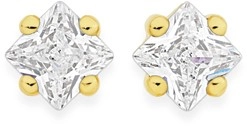 9ct Gold Cubic Zirconia Studs