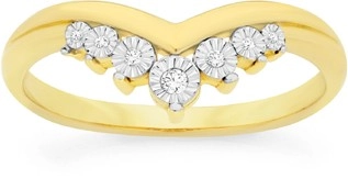 9ct Gold Diamond Ring